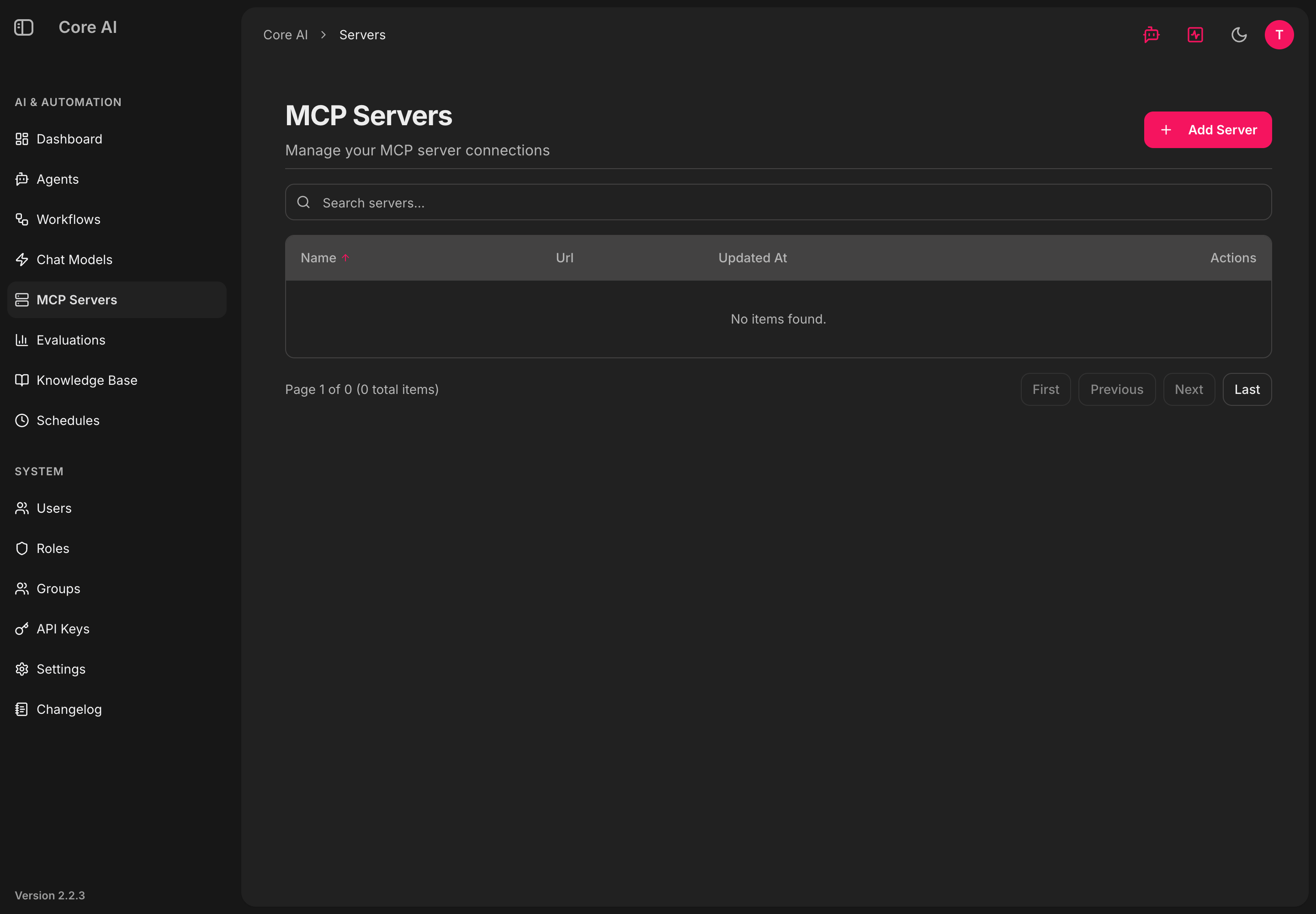 MCP-Server-Übersicht